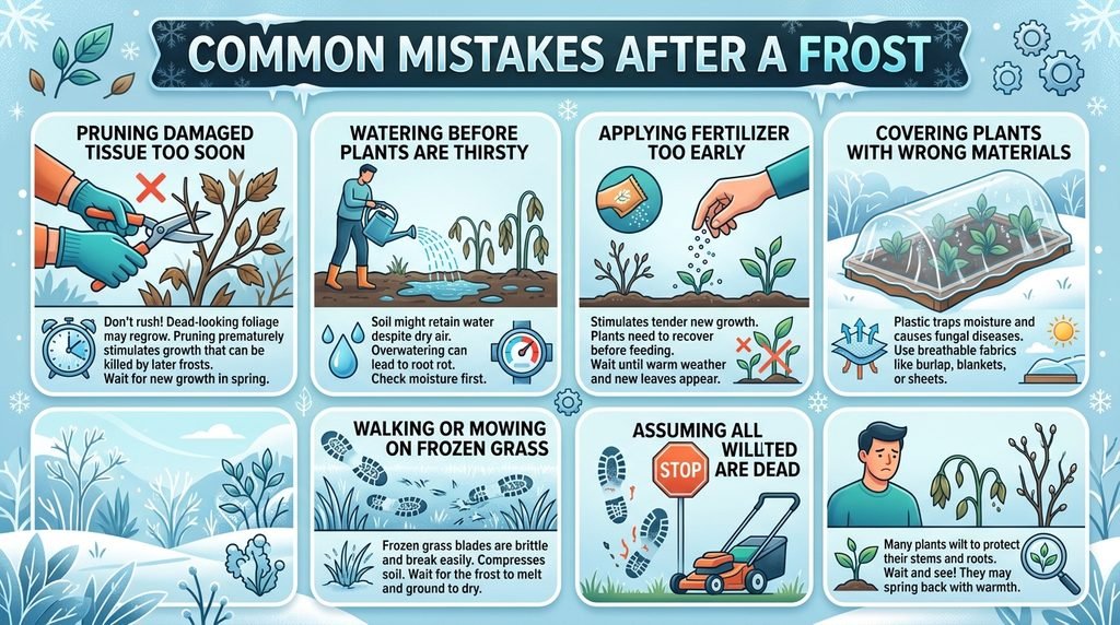 Common Mistakes After a Frost