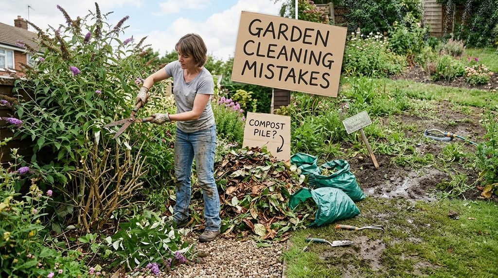 Garden Cleaning Mistakes