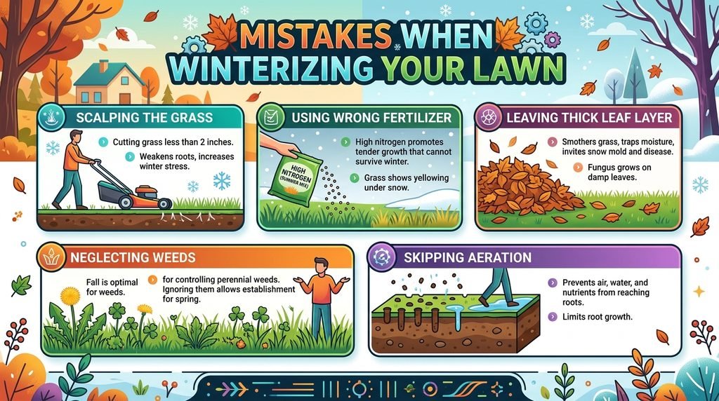 What Should You Avoid When Winterizing Your Lawn?