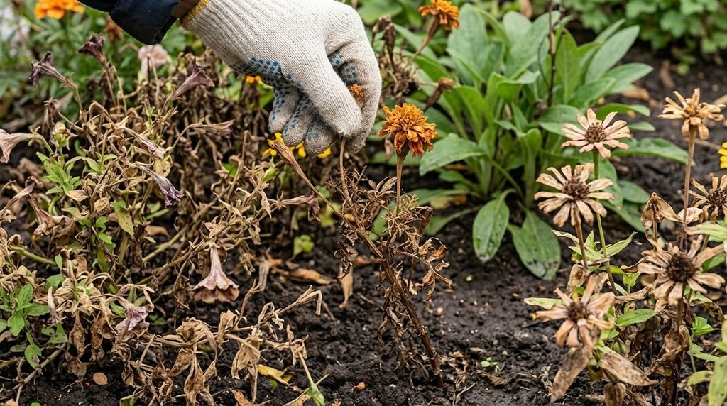 Removing Finished Annual Plants From Your Garden