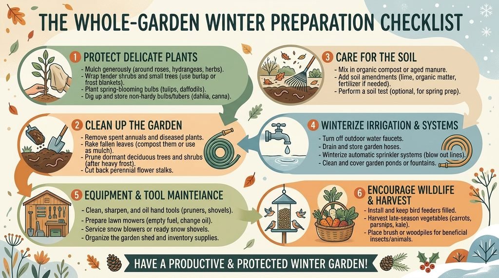 Garden Winter Preparation Checklist