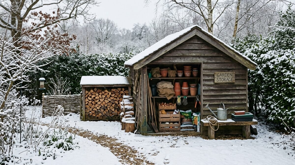 Garden Winter Storage Area