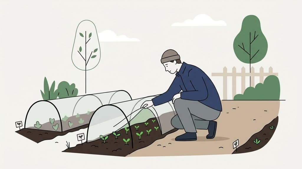 Inspecting Covered Plants