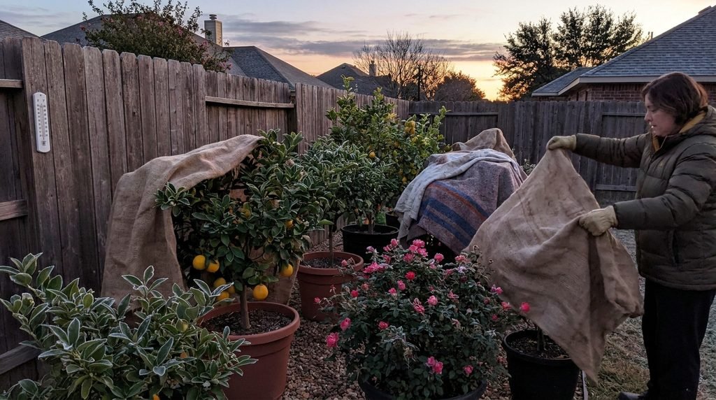 Protect Vulnerable Plants Before the Coldest Hours