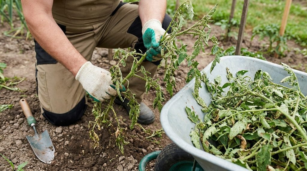 Removing Heavily Pest-Infested Plants