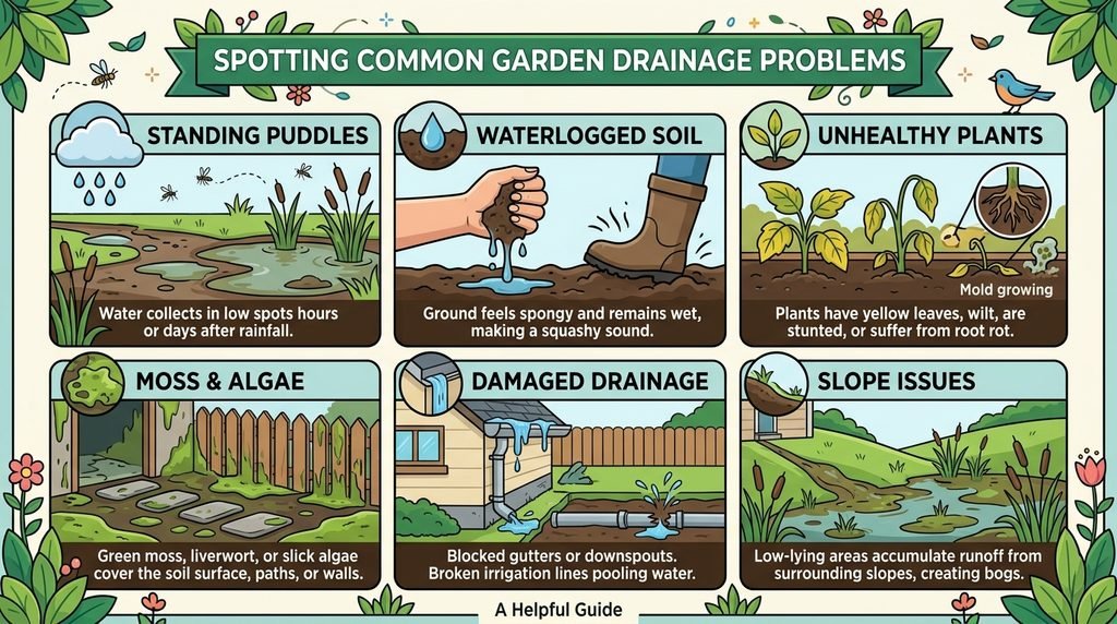 Spotting Common Garden Drainage Problems
