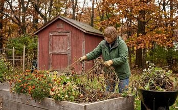 winterize backyard garden