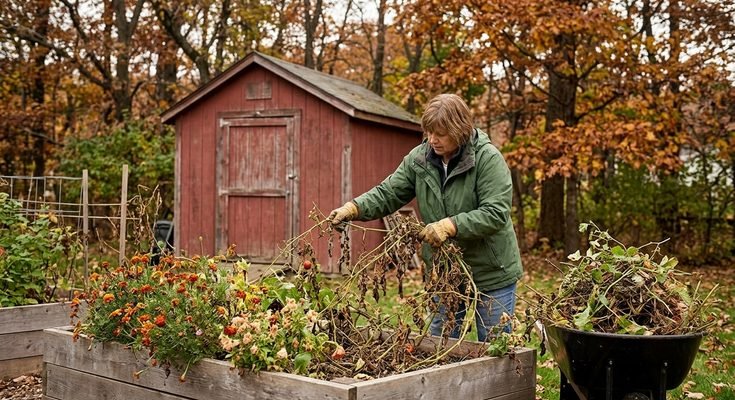 winterize backyard garden